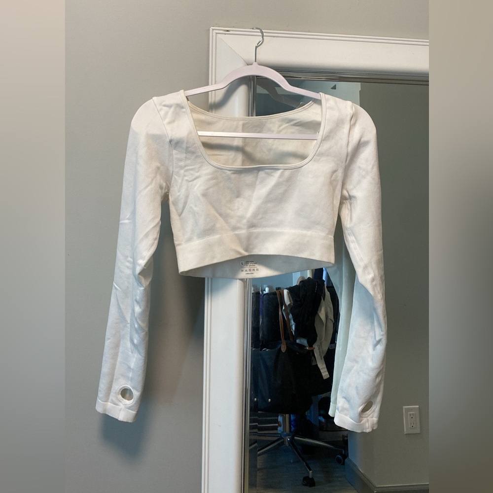 seamless workout crop top